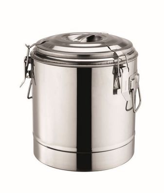 Thermo Speisetransportbehälter Suppenbehälter 35 aus Edelstahl 22 Liter NEU