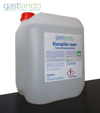 Klarspülmittel Glanzmittel flüssig für Gastro Spülmaschine 10 Liter