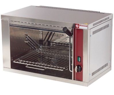 Elektro Salamander Toaster Grill Überbackgerät 2200W Rost verstellbar Gastlando