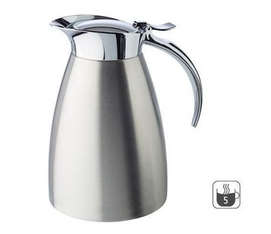 Isolierkanne Kaffeekanne Servierkanne Ø 10,5cm H 18cm - 0,6 L Gastroqualität NEU