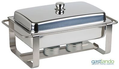 APS Chafing Dish Modell "Caterer" in Profiqualität mit 2 Brennpasten Spots Gastlando