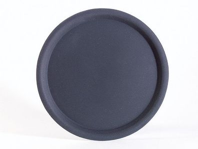 APS Serviertablett Tablett aus verstärktem Kunststoff schwarz Ø 32 cm Gastlando