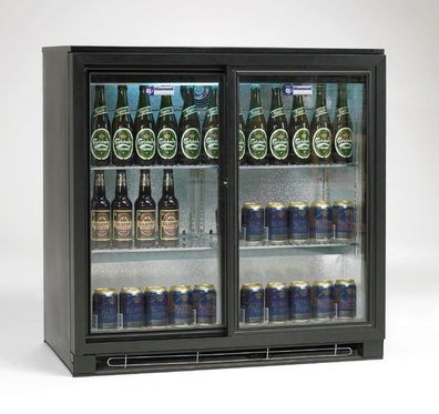 Getränkekühlschrank Flaschenkühlschrank mit Schiebetüren 191L neu