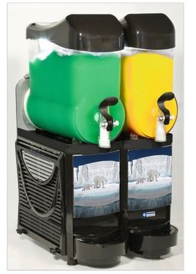 Slush Ice Eis Maschine Granita Dispenser Eismaschine 2 x 10L Gastlando