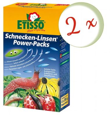 Sparset: 2 x FRUNOL Delicia® Etisso® Schnecken-Linsen Power-Pack, 4 x 200 g