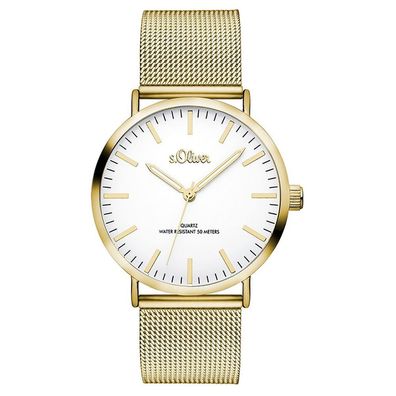 s. Oliver Damen Uhr Armbanduhr Edelstahl SO-3238-MQ