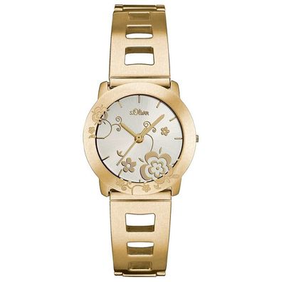 s. oliver Damen Uhr Armbanduhr Edelstahl SO-1957-MQ