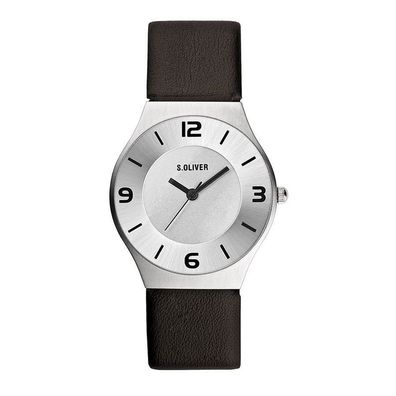 s. Oliver Herren Uhr Armbanduhr Leder SO-1980-LQ