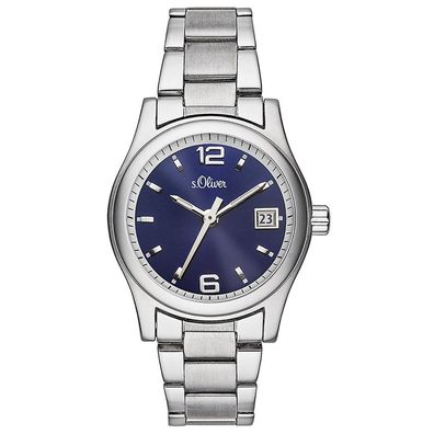 s. Oliver Damen Uhr Armbanduhr Edelstahl SO-3287-MQ