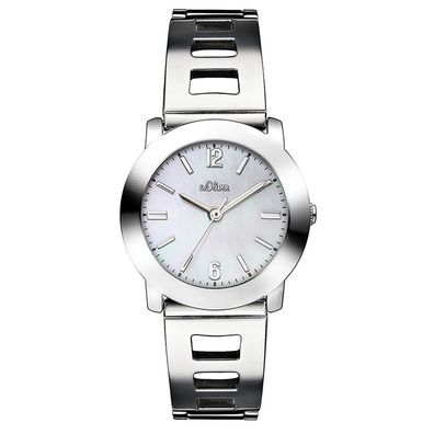 s. Oliver Damen Uhr Armbanduhr Edelstahl SO-3306-MQ