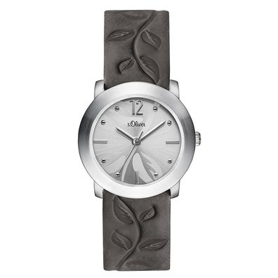 s. Oliver Damen Uhr Armbanduhr Leder SO-3316-LQ