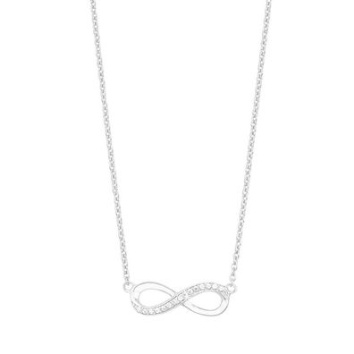 s. Oliver Jewel Damen Kette Collier Silber Zyrkonia Infinity 2012527