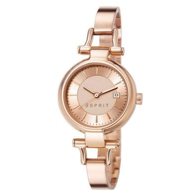 Esprit Damen Uhr Armbanduhr Zeo Edelstahl Rosé ES107632006