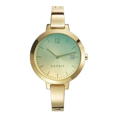 Esprit Damen Uhr Armbanduhr Amelia Edelstahl gold ES107242008
