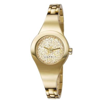 Esprit Damen Uhr Armbanduhr Lilith Dazzle Edelstahl Gold ES107252002