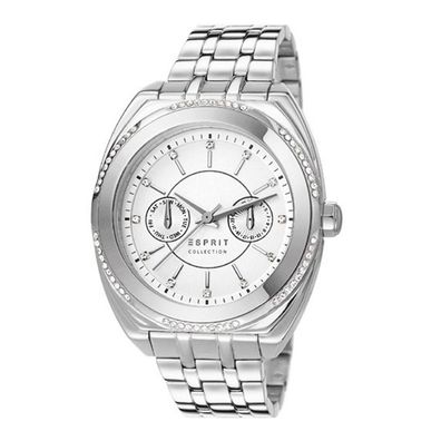 Esprit Damen Uhr Armbanduhr Clymene Edelstahl Silber EL102072F06
