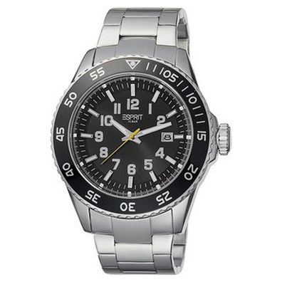 Esprit Herren Uhr Armbanduhr Relay Edelstahl Chrono ES106841006