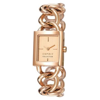 Esprit Damen Uhr Armbanduhr Artemis Rosé Edelstahl EL102102F02