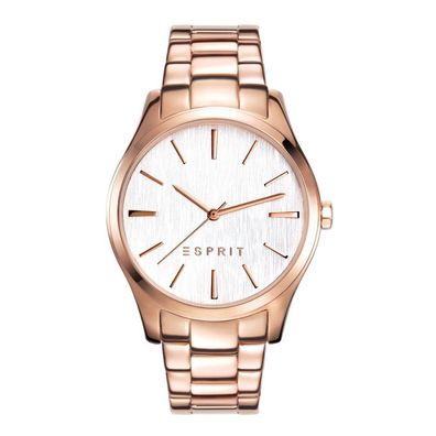 Esprit Damen Uhr Armbanduhr Audry Edelstahl Rosé ES108132006
