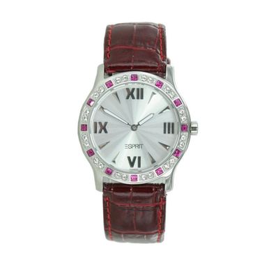 Esprit Damen Uhr Vanity Leder rot ES102802006