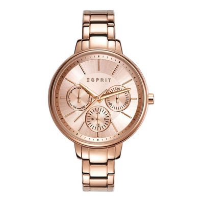 Esprit Damen Uhr Armbanduhr Melanie Edelstahl Rosé ES108152003