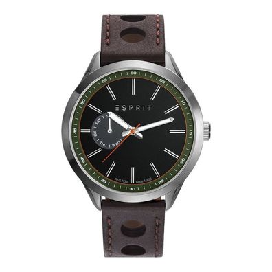 Esprit Herren Uhr Armbanduhr TP10921 Leder ES109211003