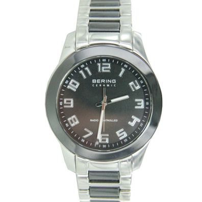 Bering Herren Uhr Armbanduhr Keramik 33041-742 Funkuhr Edelstahl