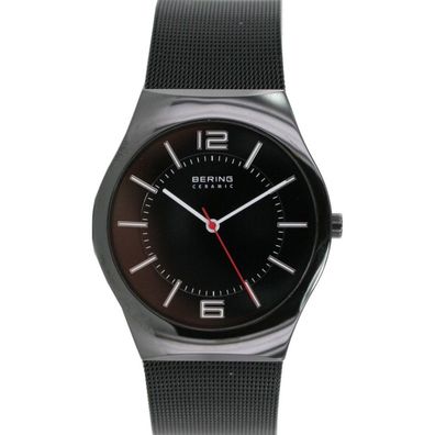 Bering Herren Uhr Armbanduhr Slim Ceramic - 32035-642 Meshband