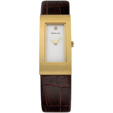 Bering Damen Uhr Armbanduhr Slim Classic - 10817-534 Leder