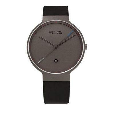 Bering Herren Uhr Armbanduhr Max René UltraSlim - 12639-870 schwarz
