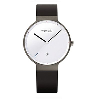 Bering Herren Uhr Armbanduhr Max René UltraSlim - 12639-874 schwarz