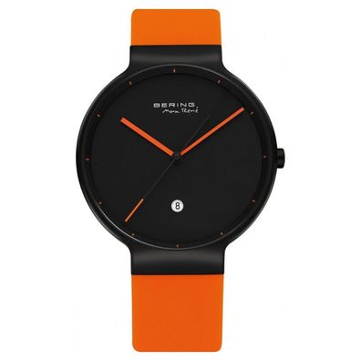 Bering Herren Uhr Armbanduhr Max René UltraSlim - 12639-828-1 orange