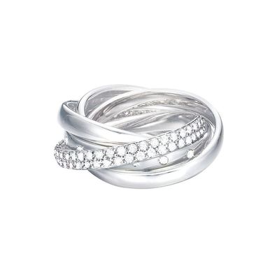 Esprit Damen Ring Messing JW50057 Silber ESRG02838D1