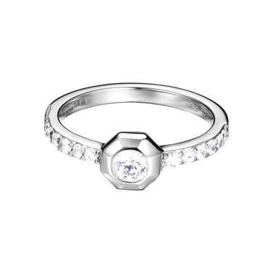 Esprit Damen Ring Silber JW52890 Zirkonia ESRG92705A1