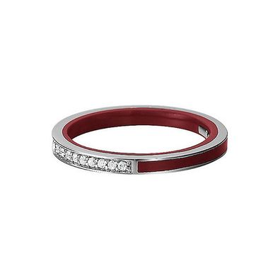Esprit Damen Ring Silber Marin Zirkonia rot ESRG91939C1