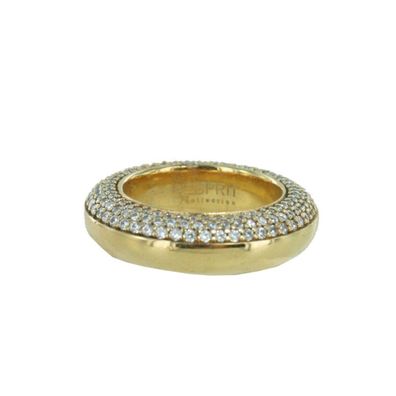 Esprit Collection Damen Ring Silber Gold Perimagna Gr.18 ELRG91615C180