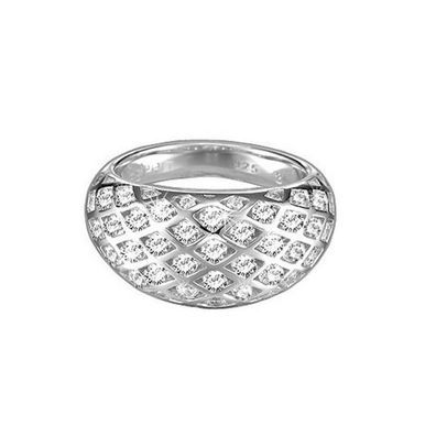 Esprit Damen Ring Silber Zirkonia Estella Shy ESRG91389A1