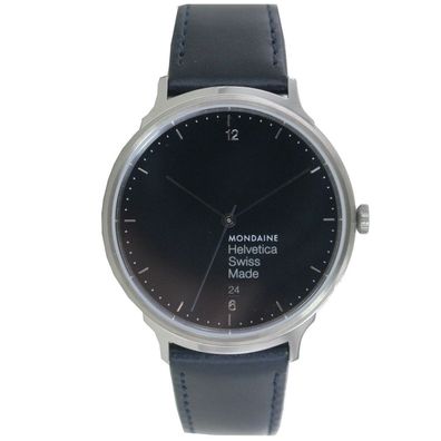 Mondaine Damen Uhr Helvetica No1 Armbanduhr MH1. L2240. LD Leder