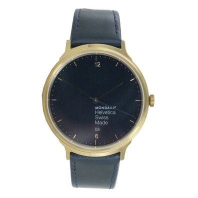 Mondaine Damen Uhr Helvetica No1 Armbanduhr MH1. L2241. LD Leder