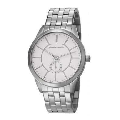 Pierre Cardin Herren Uhr Armbanduhr TROCA SILVER PC106571F06