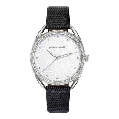Pierre Cardin Damen Uhr Armbanduhr Drouot Femme Leder PC901872F01