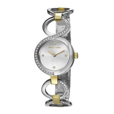 Pierre Cardin Damen Uhr Armbanduhr Joliette gold silber PC106602F05