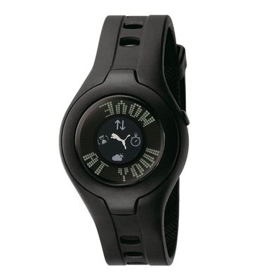 Puma Uhr Armbanduhr Damen Blockbuster Circuit Black PU910212002