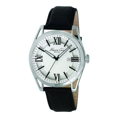 Kenneth Cole New York Herren-Armbanduhr Analog Quarz Leder KC8072