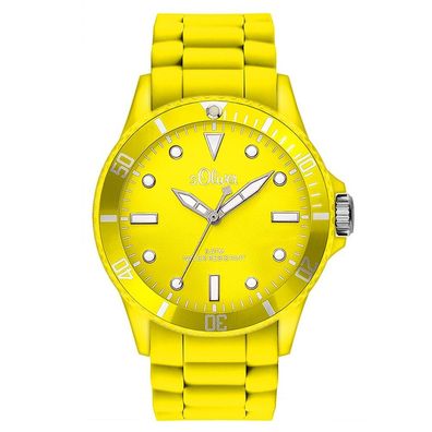 s. Oliver Damen Uhr Armbanduhr Silikon SO-2741-PQ