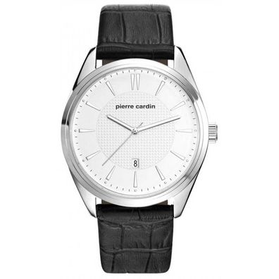 Pierre Cardin Herren Uhr Armbanduhr Bourse Leder PC107861F07