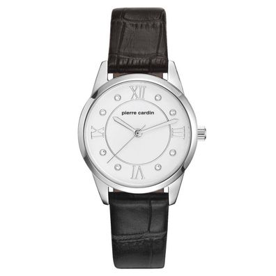 Pierre Cardin Damen Uhr Armbanduhr Troca Femme Leder PC107892F01
