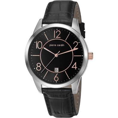 Pierre Cardin Herren Uhr Armbanduhr Leder PC106921F02