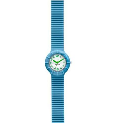 Hip Hop Uhr Armbanduhr Silikonuhr Numbers azurblau HWU0127