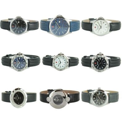 Swiss Military Hanowa Uhr Lederband verschiedene Modelle NEU